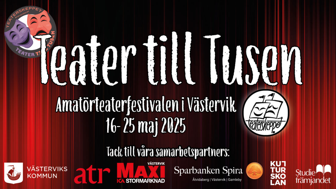 Bild till evenamnget Teater till Tusen – Teater Järnet i Västervik