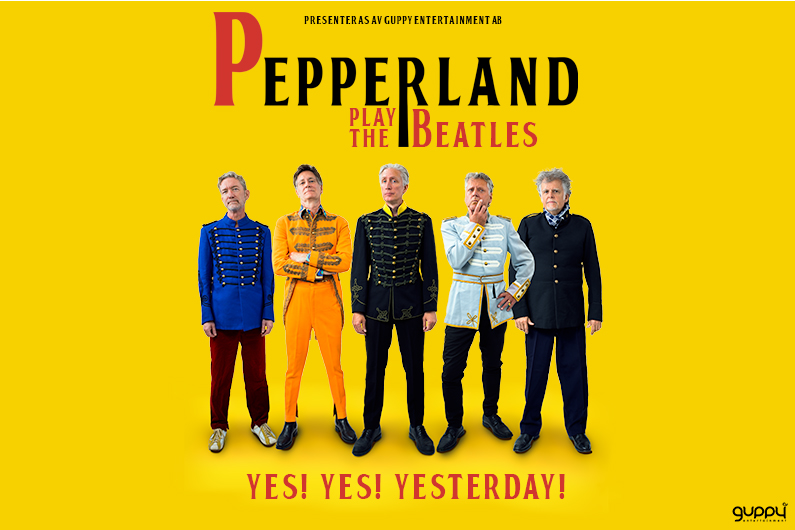 Bild till evenamnget Pepperland – Play The Beatles! Bryggaren 6:e mars, klockan 19:00.