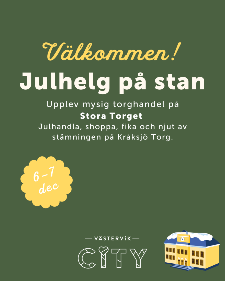 Bild till evenamnget Julhelg på stan – Torghandel