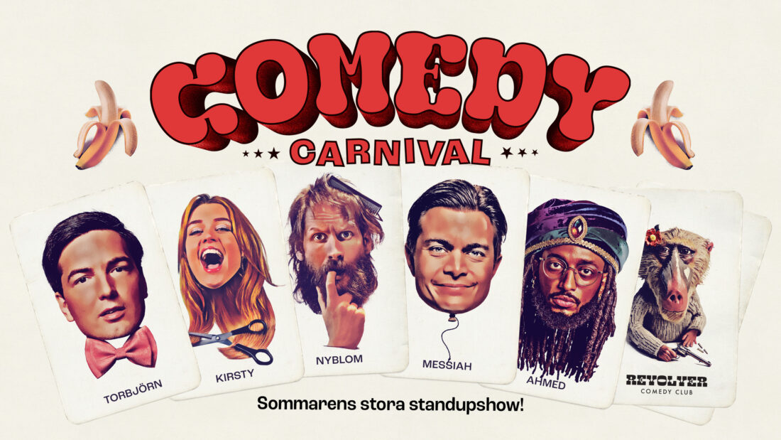 Bild till evenamnget Comedy Carnival – Sommarens stora standupshow!
